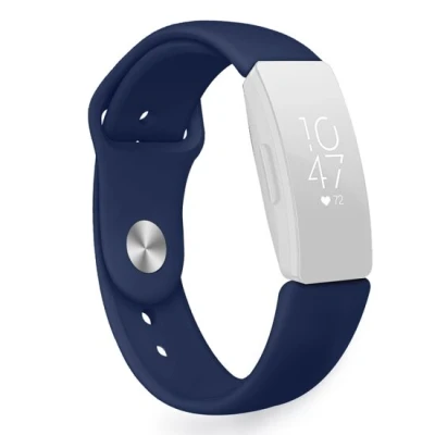 Afbeelding van Fitbit Inspire 1 / HR Ace 2 siliconen bandje Maat: Large Blauw