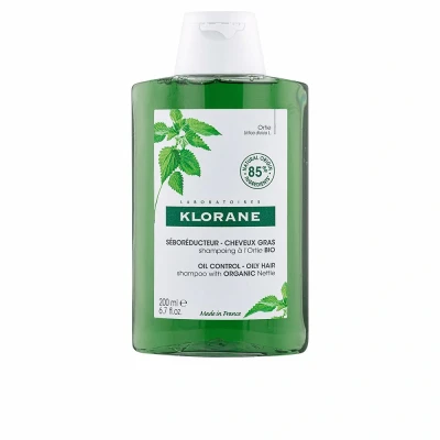 Afbeelding van Klorane Organic Nettle Shampoo Talgregulator Voor vet Haar 200 ml