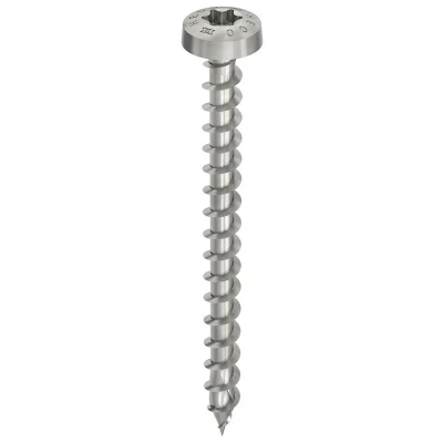 Afbeelding van HECO TOPIX Plus spaanplaatschroef 4x25mm cilinderkop RVS voldraad T20 61983 (Per 200 stuks)