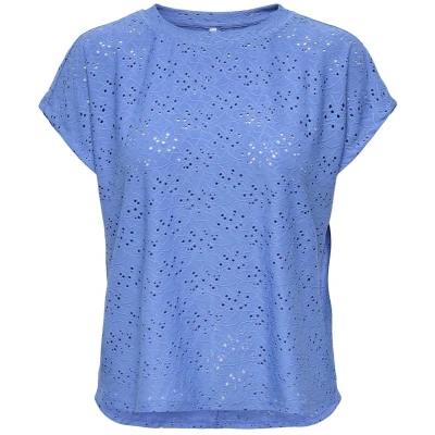 Afbeelding van Onlsmilla S/S Top JRS Noos, provence, XS