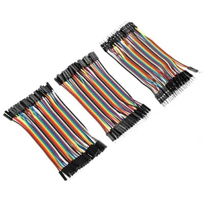 Afbeelding van 3 Stks Kleurrijke 10 cm Breadboard Jumper Draden Lint Kabels Kit 40pin Man vrouw/Vrouw vrouw voor