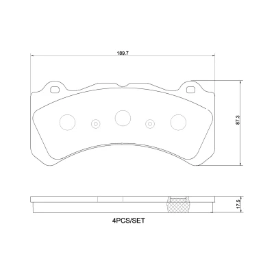 Afbeelding van Brembo Remblokset P 86 034