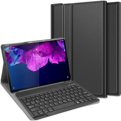 Afbeelding van Cazy QWERTZ Premium Bluetooth Keyboard Cover voor Lenovo Tab P11 / Plus zwart