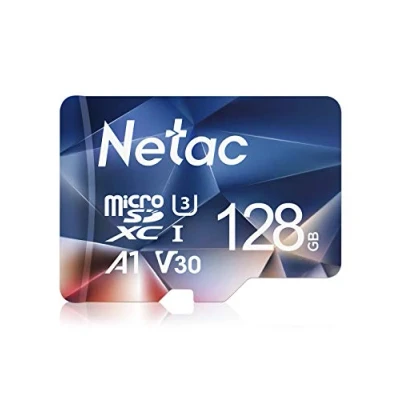 Afbeelding van Netac 128Go Micro SD Kaart, Geheugenkaart A1, U3, C10, V30, 4K, 667X, UHS I Snelheid tot 100/30 MB/s (R/W) Kaart voor Telefoon, Camera, Switch, Gopro, Tablet