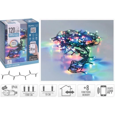Afbeelding van LED verlichting met App bediening 120 LED&#039;s 12 meter multicolor