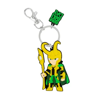 Afbeelding van Avengers Loki Silicone Green and Yellow Keychain