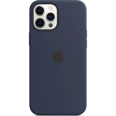 Afbeelding van Apple Siliconenhoesje MagSafe iPhone 12 Pro Max Deep Navy