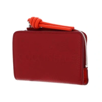 Afbeelding van COCCINELLE Leren Portemonnee Myrtha Maxi Log Wallet Sangria / Gazpacho Donkerrood