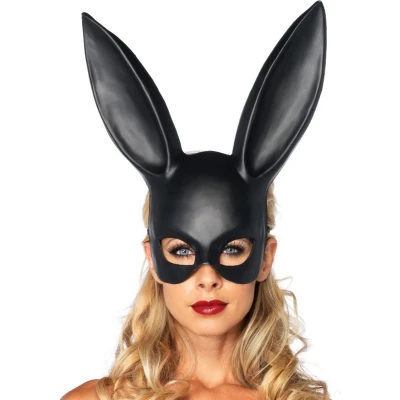 Afbeelding van Masquerade Rabbit Mask Black O/S