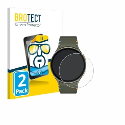 Afbeelding van BROTECT Screenprotector voor Samsung Galaxy Watch 7 (44 mm) Folie Beschermfolie transparant (2 Stuks)