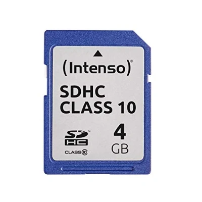 Afbeelding van Intenso SDHC kaart 4GB, Class 10 (R) 25MB/s, (W) 10MB/s, blisterverpakking