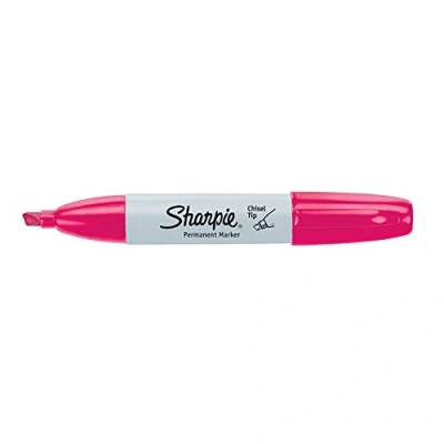 Afbeelding van Sharpie Permanente Marker, Beitel Tip, Magenta, Elk