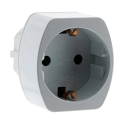 Afbeelding van Adapter M Frankrijk/F SCHUKO (Duitsland, Spanje...) Wit Zenitech