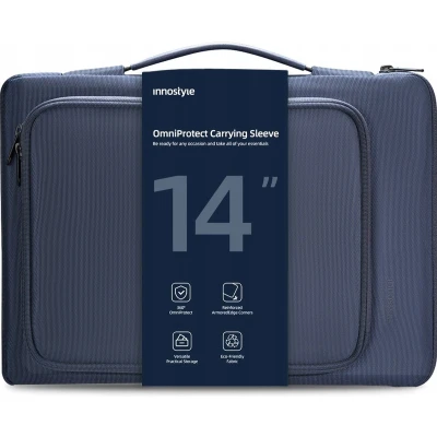 Afbeelding van Innostyle® Omniprotect Laptoptas 14&quot; Waterdichte Marineblauw