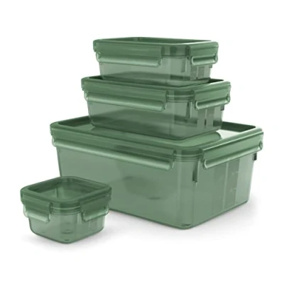 Afbeelding van Emsa Vershoudtrommel N11706 Clip &amp; Close Eco (set, 4 delig)