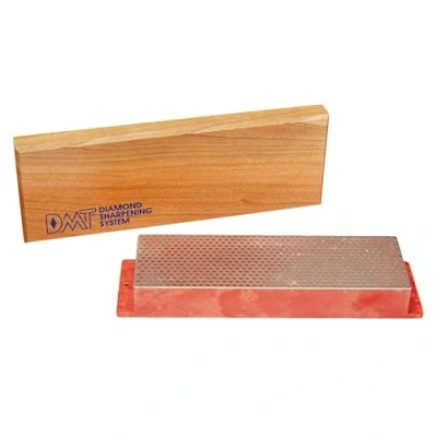 Afbeelding van DMT diamantslijpsteen extra grof met hardhouten doos Fijn 20.3 cm / 8 inch transparant