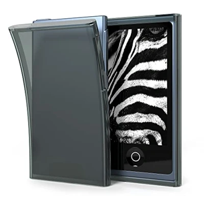 Afbeelding van kwmobile Case compatibel met Apple iPod Nano 7 Silicone Backcover beschermhoes Hoesje in zwart/transparant