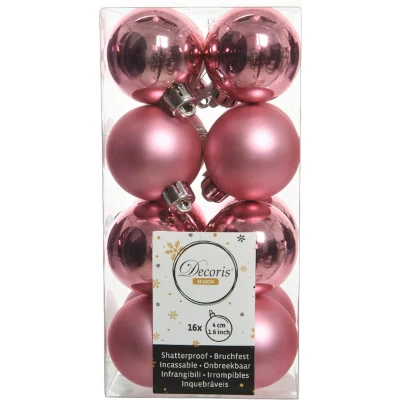 Afbeelding van Kerstbal plc d4cm gl mt liprze 16st KSD