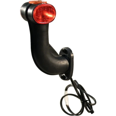 Afbeelding van Contourlamp Aspöck Superpoint II versie &quot;earpoint&quot; Rood / wit oranje rechts DC kabel 1000mm Aspock Contourverlichting (Oranje,Wit)