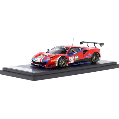 Afbeelding van Ferrari 488 GT3 EVO Looksmart Modelauto 1:43 2023 Andrea Bertolini / Jef Machiels Louis