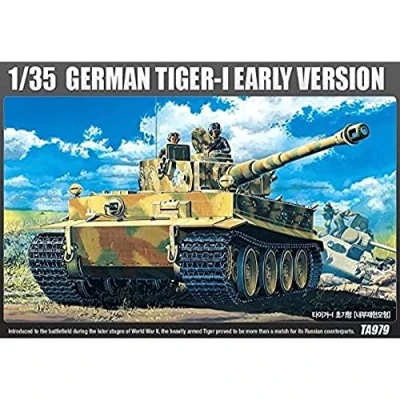 Afbeelding van Academy AC13239 1/35 Tiger I Vroege versie tank met interieur