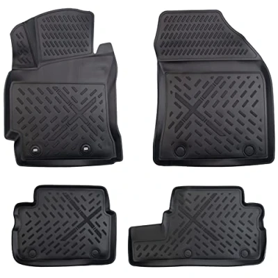 Afbeelding van Design 3D rubberen matten set voor Toyota AURIS (II) vanaf 2012 Extra hoge rand van 5 cm