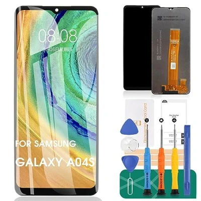 Afbeelding van Voor Samsung Galaxy A04S Lcd scherm Vervanging A047 SM A047F Touch Digitizer Vergadering A047F/DS, A047F/DSN Reparatie Kit (Zwart Geen Frame)