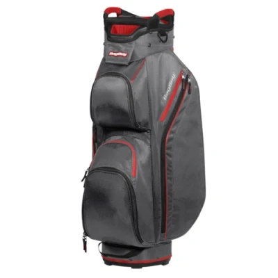 Afbeelding van BagBoy Super Lite Cartbag Charcoal/Rood