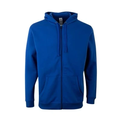 Afbeelding van Mukua SF270U Unisex sweatshirt met ritssluiting en capuchon, koningsblauw, maat 3XL, Royal Blauw, 3XL