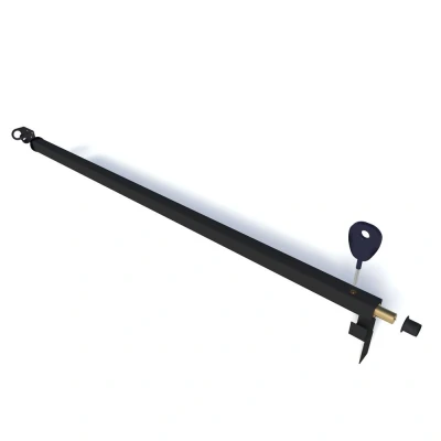 Afbeelding van SecuBar schuifpui positioneerhouder t.b.v. Basic en schuifraam beveiliging zwart