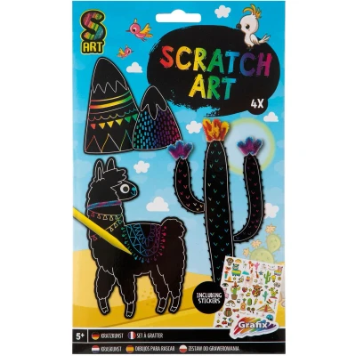Afbeelding van Creative Craft Group Maak je eigen Scratch Art Jongen