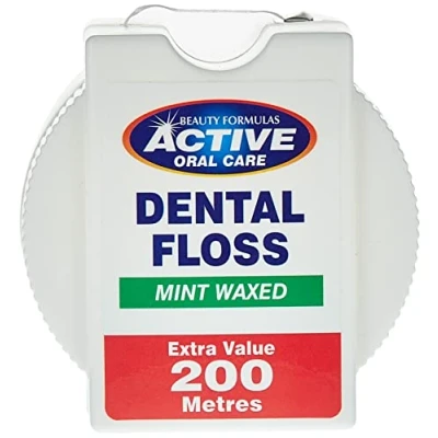 Afbeelding van Beauty Formulas, Flosdraad, Active Oral Care munt flosdraad Gewaxt 200