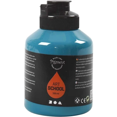Afbeelding van Pigment Art School, petrol, 500 ml