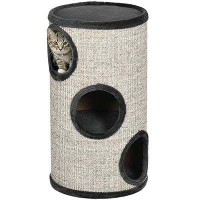 Afbeelding van PawHut Krabton met 3 grotten D30 535V01