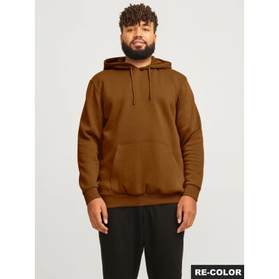 Afbeelding van JACK &amp; JONES PLUS SIZE hoodie bruin