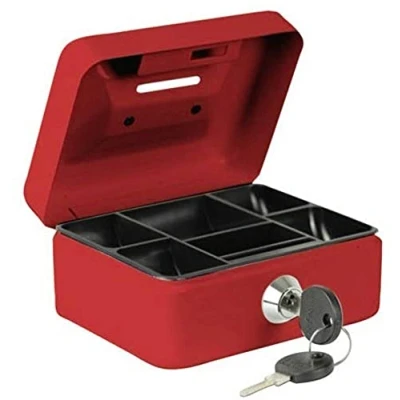 Afbeelding van Burg Wächter MONEY 5012 red Geldcassette (b x h d) 125 60 95 mm Rood