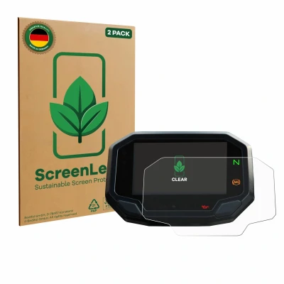 Afbeelding van ScreenLeaf Screenprotector voor Kawasaki Versys 650 2022+ Duurzame schermbescherming Folie Beschermfolie transparant (2 Stuks)