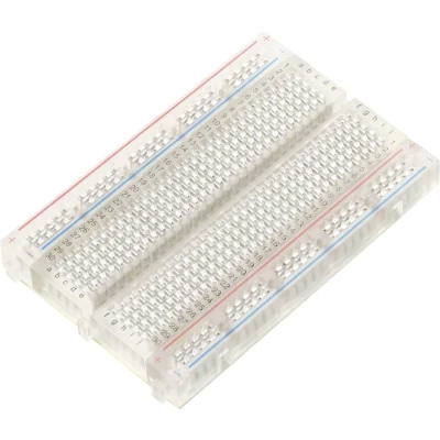 Afbeelding van TRU COMPONENTS Breadboard Zelfklevend Transparant Totaal aantal polen 400 (l x b) 82.5 mm 54.6 1 stuk(s)