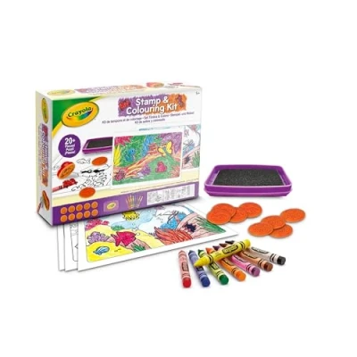Afbeelding van Crayola Hobbypakket Stempel en kleurkit Knutselset Voor Kinderen