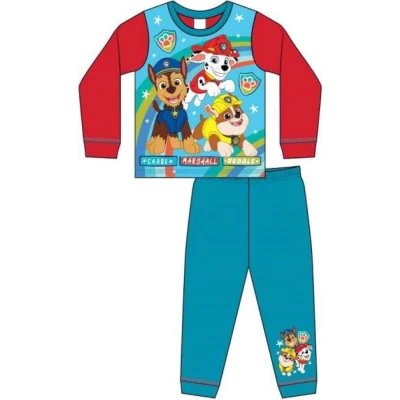 Afbeelding van Paw Patrol Pyjama Maat 98/104 Chase en Marshall Rubble Pyjamajasje pyjamabroek Multi colour