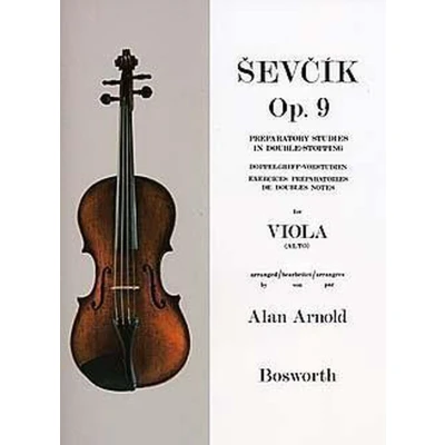 Afbeelding van Sevcik viola studies: preparatory studies in double stopping op.9