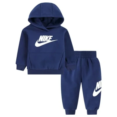 Afbeelding van Nike Babypak Club Fleece Blue Code 66L135 U90, Blauw/Wit, 24 Maanden