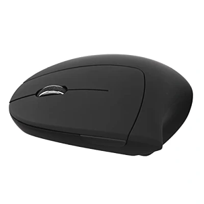 Afbeelding van Optische Verticale Muis, 6 Toetsen 5e Generatie Ergonomische Rechterhand Gaming Kantoorcomputer Muizen 2,4 GHz Draadloze Muis DPI 800/1200/1600(Zwart)