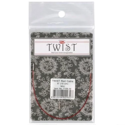 Afbeelding van ChiaoGoo Twist Rood (15 cm, Mini) Kabel 1 Stuk