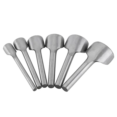 Afbeelding van Hilitand 6 Stks/set Ronde Punch Riem End Cutter, Lederen Craft Gereedschap Half Ponsen voor Thuis Naaien (15 40mm)