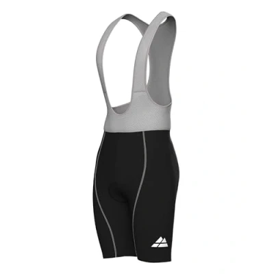 Afbeelding van DANISH ENDURANCE Bibshort voor Heren, met Bretels, Quick Dry, Zwart/Grijs, S