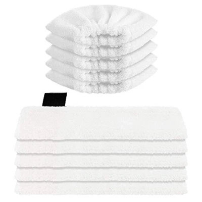 Afbeelding van Sunnila 10 stuks microvezeldoekenset wasbaar 5 vloerzuigmonden + handsproeiers microvezel doek voor Kärcher stoomreiniger EasyFix SC2, SC3, SC4, SC5