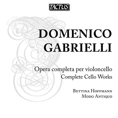 Afbeelding van Bettina Hoffmann &amp; Modo Antiquo Gabrielli: Opera Completa Per Violoncello (CD)