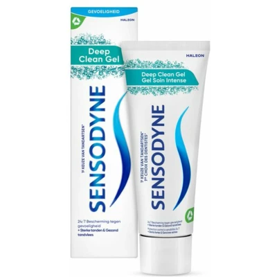 Afbeelding van 3x Sensodyne Tandpasta Deep Clean Gel 75 ml