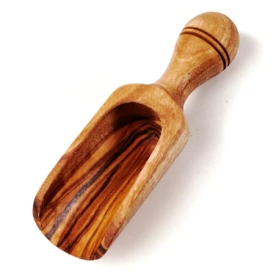Afbeelding van das Olivenholzbrett Maatlepel, kruidenschep van olijfhout, 6 cm